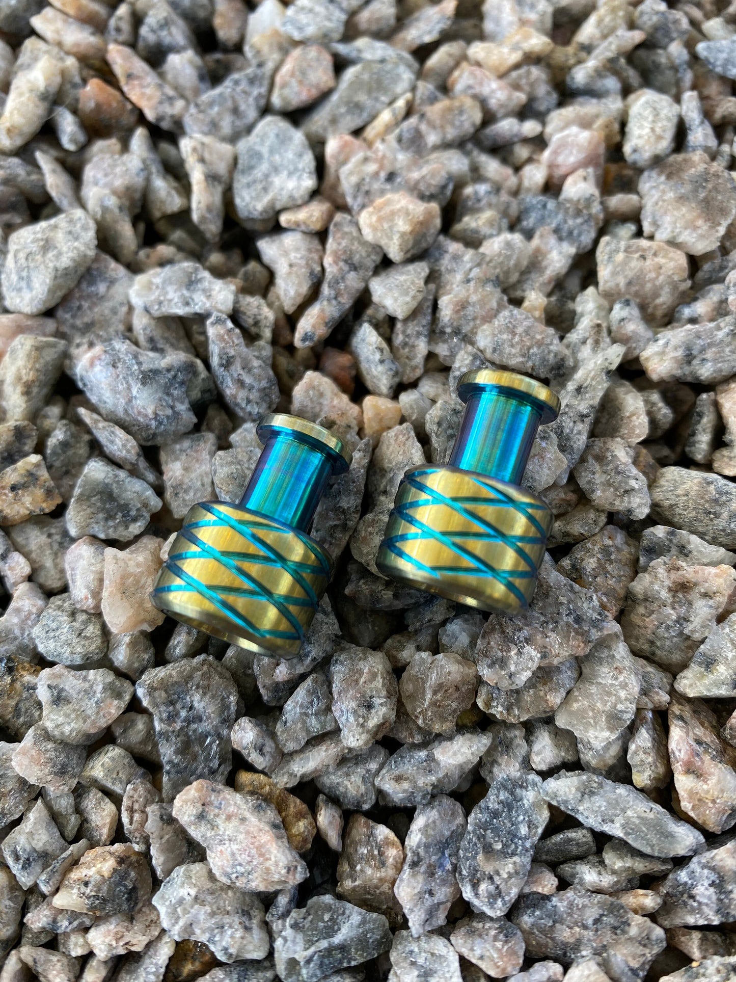 Titanium Beads Set "Bottle", EDC Keychain, Knife Accessories, Worry beads, skill toy
