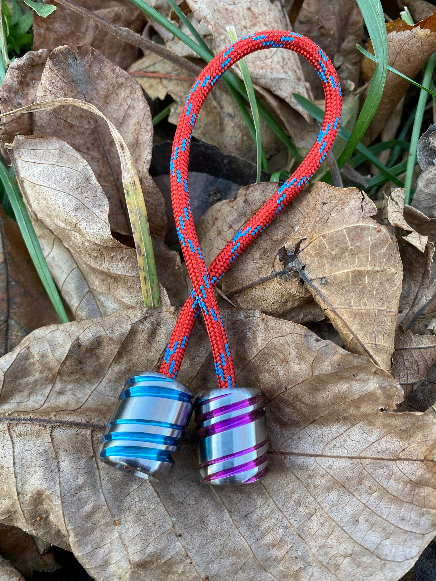 Titanium Begleri Beads Set Status, EDC Keychain, Knife Accessories, Worry beads, skill toy 13/07