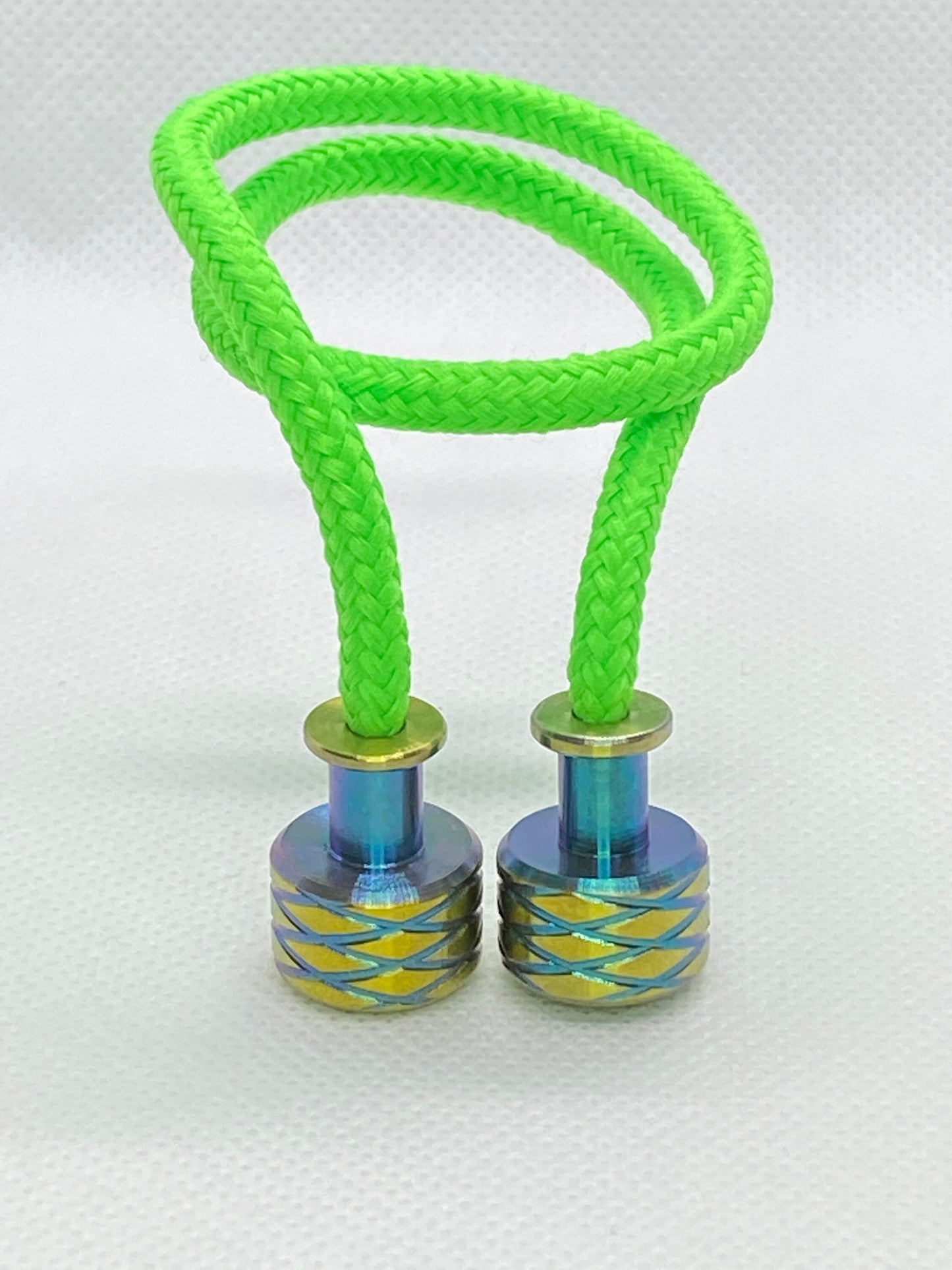 Titanium Beads Set "Bottle", EDC Keychain, Knife Accessories, Worry beads, skill toy